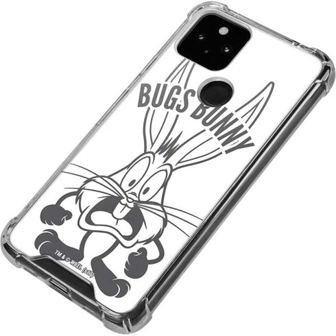 Looney Tunes Bugs Bunny Big Head Google Pixel 5 Clear Case